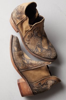 Women's Liberty Black Uma Python Embossed Suede Cowboy Boots