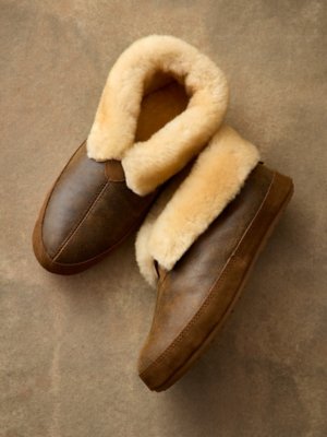 sheepskin men's boots