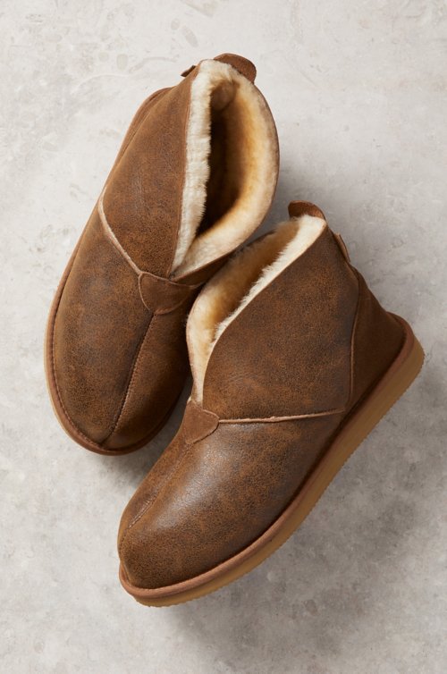 Sheepskin Slippers with Arch Support Overland