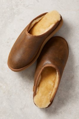 overland sheepskin slippers