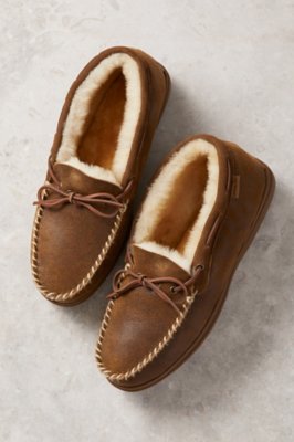 moccasins shoes slippers on Men S Blake High Back Australian Merino Sheepskin Moccasin Slippers Overland