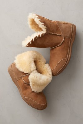 sheepskin slipper boots