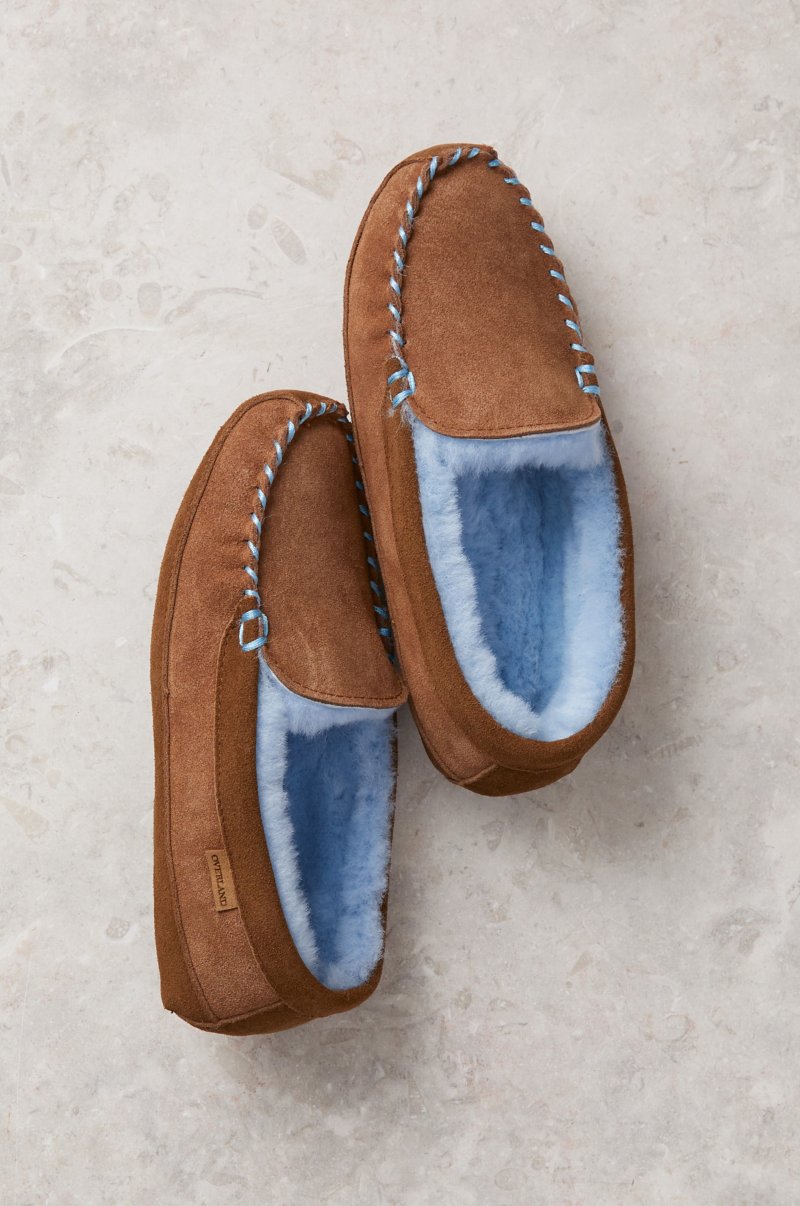 suede moccasin slippers