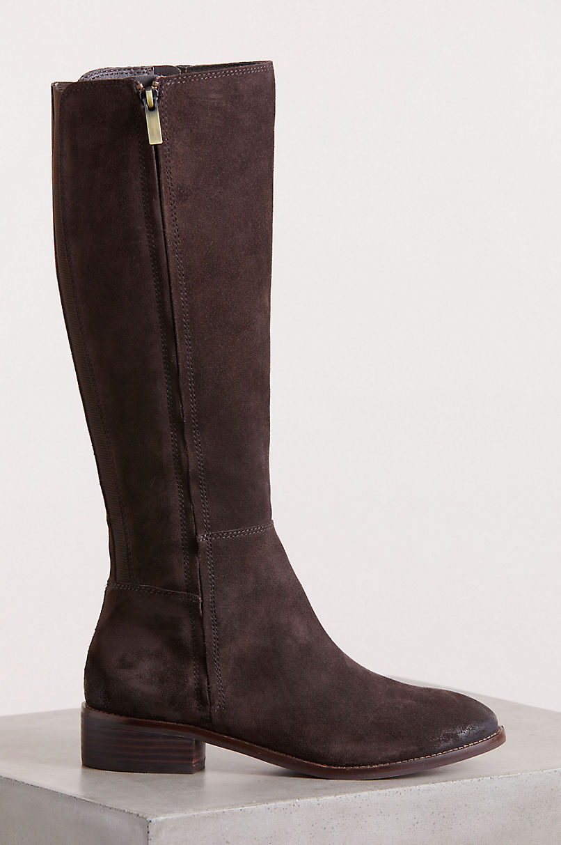 Women's Nell Microfiber-Lined Suede Boots