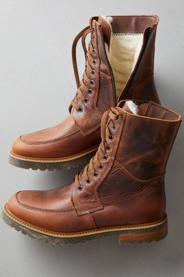 mens wool lined leather boots