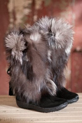 Women's Tecnica Yaghi III Cowhide Boots with Fox Fur Trim Overland