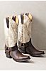 Women’s Florence Handcrafted Goatskin Leather and Cowhide Cowboy Boots