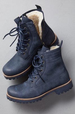 sheepskin hiking boots