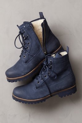 Women's Trista ShearlingLined Waterproof Leather Hiker Boots Overland