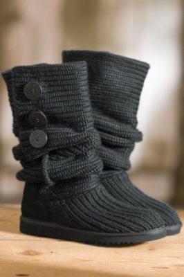 ugg classic cardy boots black