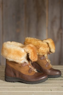 Women's Born Filo Leather Boots with Shearling Lining | Overland