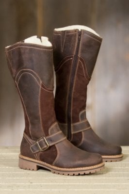 wool lined waterproof boots