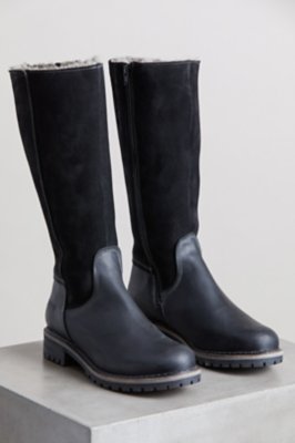 shearling lined boots womens