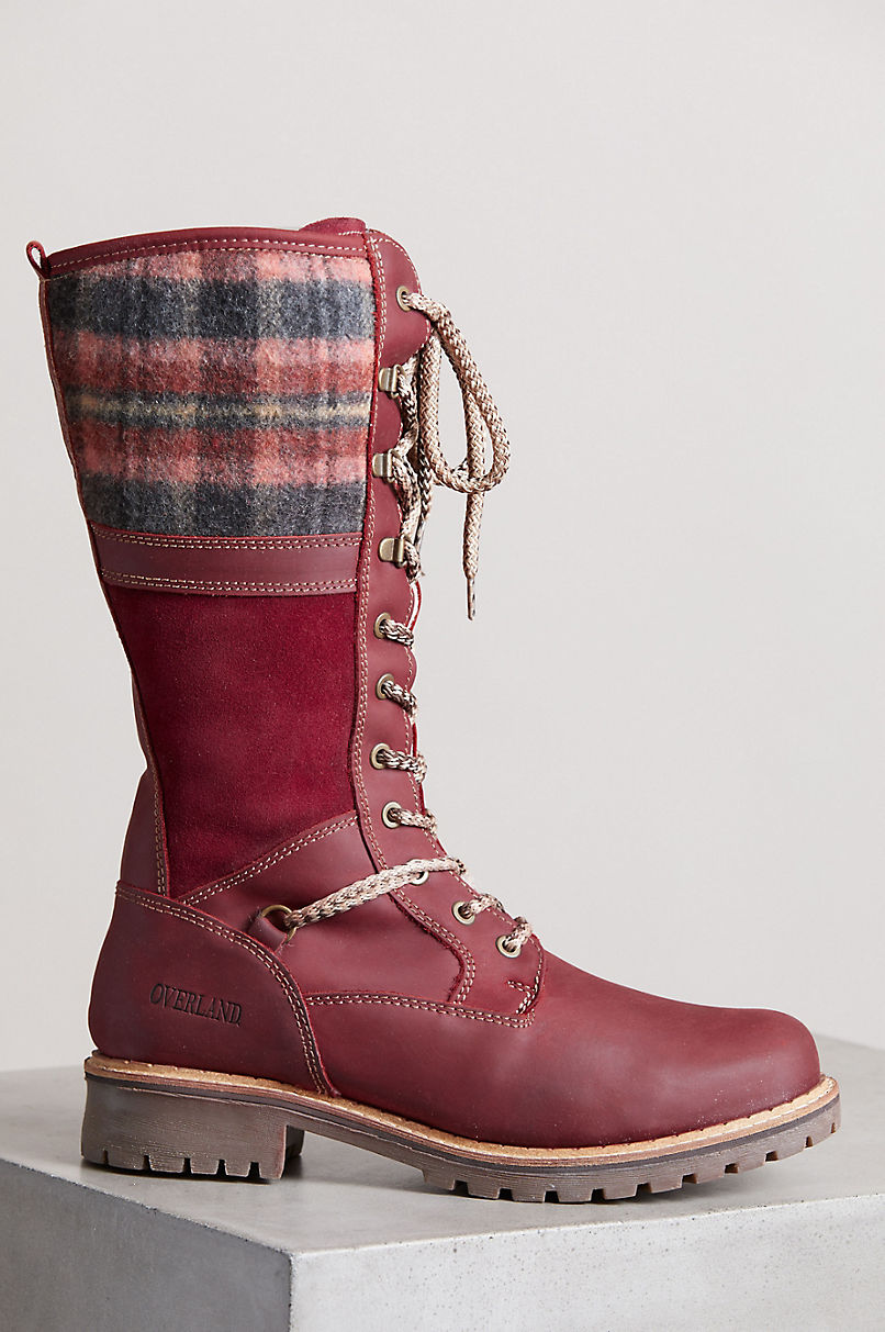 Hailey Wool-Lined Waterproof Leather Boots
