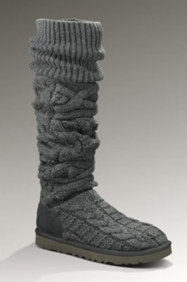 ugg over the knee twisted cable boots