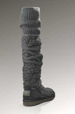 ugg twisted cable knit boots
