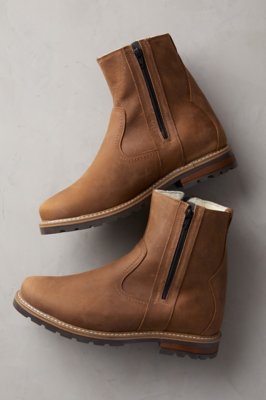 mens waterproof sheepskin lined boots