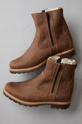 mens waterproof sheepskin lined boots