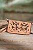 Hand-Tooled Leather Clutch Wallet