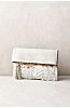 Lupe Etched Goat Hide Folded Clutch 