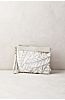 Lupe Etched Goat Hide Large Wristlet Clutch