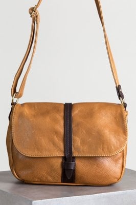 Mesa Leather Convertible Crossbody Shoulder Bag with Concealed Carry