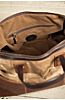 Coronado Redwood Canvas and Bison Leather Duffel Bag