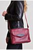 Santa Fe Bison Leather Crossbody Bag with Concealed Carry Pocket