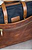 Heritage Canvas and American Bison Leather Briefcase