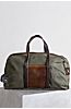 Heritage Canvas and American Bison Leather Duffel Bag