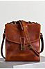 Americana Horween Leather Messenger Bag with Concealed Carry Pocket