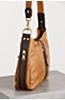 Mesa Two-Tone Leather Shoulder Bag with Concealed Carry Pocket