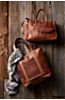 Sedona Vintage Horween Leather Crossbody Shoulder Bag with Concealed Carry Pocket
