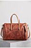 Sedona Vintage Horween Leather Crossbody Top Handle Handbag with Concealed Carry Pocket