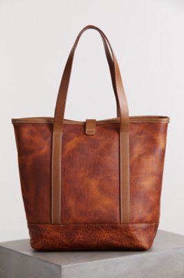 vintage leather tote bags