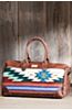 Will Oaxacan Hand-Woven Wool and Leather Duffel Bag