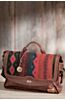 Will Oaxacan Hand-Woven Wool and Leather Messenger Bag