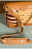 Will Oaxacan Hand-Woven Wool and Leather Buckled Crossbody Bag