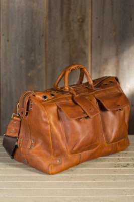 Will Traveler Bridle Leather Duffel Bag Overland