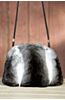 Chinchilla Fur Muff Crossbody Handbag