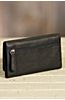 Leather Wallet with Removable Checkbook and RFID Protection