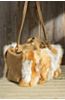 Venus Fox Fur and Suede Travel Bag