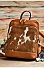 Odessa Cowhide Backpack Purse