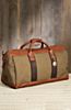 Will Barrel Canvas and Bridle Leather Duffel Bag