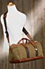 Will Barrel Canvas and Bridle Leather Duffel Bag