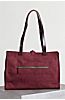 Sonoma Nubuck Leather Tote Shoulder Bag with Leather Tassels