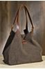 Overland Linn Canvas and Leather Tote Bag