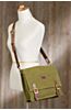 Overland Guthrie Canvas and Leather Messenger Bag