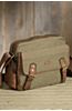 Overland Norris Canvas and Leather Messenger Bag