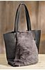 Overland Murray Sheepskin and Leather Tote Bag 